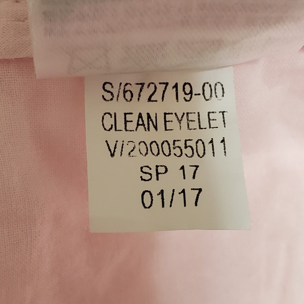 Banana Republic Women's Eyelet Short 5" Light Pink Size 0 - Picture 8 of 12